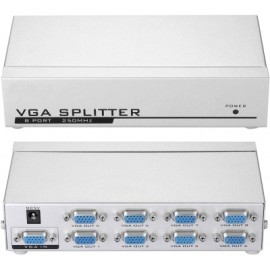 8 Port VGA Splitter with Power