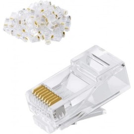 Cat6 plugs -100pcs per Bag-White
