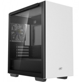 (mATX) DeepCool MACUBE 110 Micro ATX Case with Full-size Magnetic Tempered Glass White