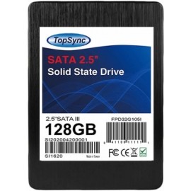TopSync 128GB 2.5 inch SATA III SSD New - bulk pack