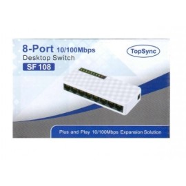 Top Sync SF108 8-Port 10-100 Ethernet Switch